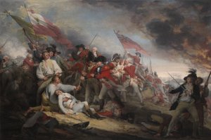 La batalla de Bunker Hill el 17 de junio de 1775