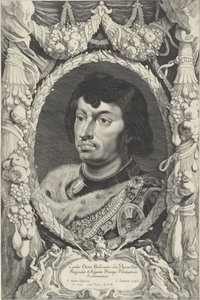 Retrato de Carlos el Temerario, duque de Borgoña Duces Burgundiae (título de la serie)
