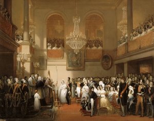 Matrimonio de Leopoldo I de los Belgas y la Princesa Luisa de Orleans en el Château de Compiègne
