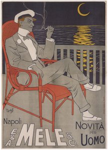 E.& A. Mele Ci., Nápoles. El hombre nuevo, 1900
