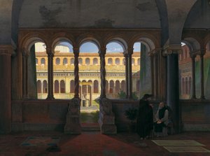 El claustro de San Giovanni in Laterano en Roma