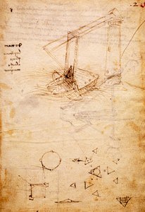 Barco, del Códice Trivulzianus, folio 2 recto