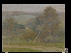 Hill And Hollow (óleo sobre lienzo)