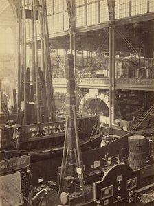 Vista del arte en la Exposición de 1862