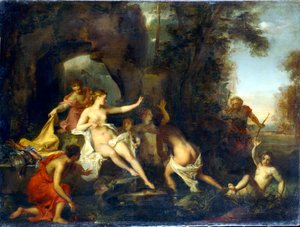 Diana y Acteón, 1732