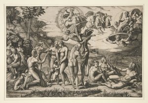 El juicio de Paris, después de Rafael, c.1510-20