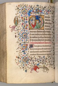 Horas de Carlos el Noble, Rey de Navarra 1361-1425, fol. 280v, SS. Job y Eustaquio, c. 1405