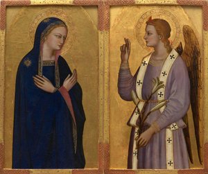 La Anunciación, ca 1350