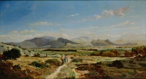 Colinas cerca de Allauch, 1862