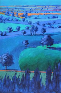 Pintura azul