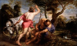 Mercurio y Argos - Pintura de Pieter Paul Rubens (1577-1640) - 1636-1638 - Museo del Prado, Madrid