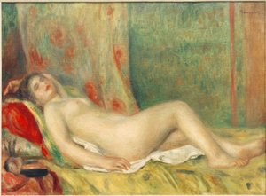 Desnudo descansando