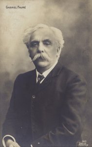 Gabriel Fauré, compositor, organista, pianista y profesor francés (1845-1924)