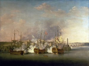 Guerra de los Siete Años (1756-1763): El bombardeo del Castillo del Morro (Cuba) el 1 de julio