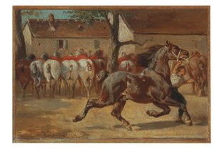 Caballo trotando