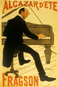 H. Fragson en el Cabaret de Verano del Alcázar (litografía)