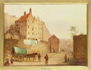 Calton, detalle de Edimburgo: Nueve vistas de la ciudad vieja