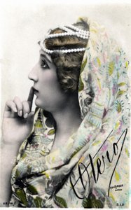 La bella Otero, postal de principios del siglo XX