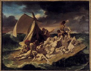 La balsa de la Medusa. Boceto