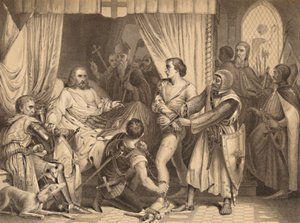 Ricardo Corazón de León perdonando a Bertrand De Gurdun, 1886