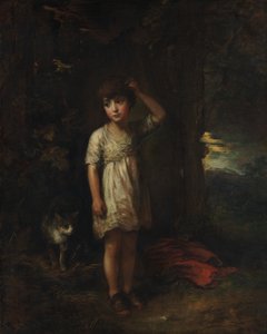 Un niño con un gato - Mañana