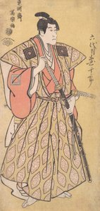 Ichikawa Danjuro VI como Funa Bansaku, hijo de Fuwa Banzayemon