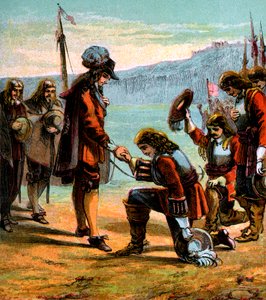 Carlos II y el General Monck, c1660, c1850