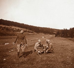 Comunicaciones, Genicourt, norte de Francia, c1914-c1918
