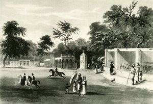 La Menagerie en el Parque Barrackpore, 1820, 1925