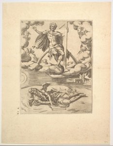 El triunfo de la divinidad o la eternidad de Los triunfos de Petrarca, ca. 1548-49