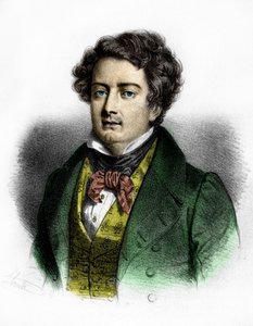 Retrato del tenor francés Adolphe Nourrit (1802-1839)
