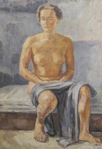 Desnudo femenino sentado