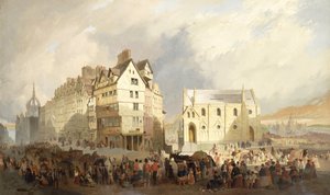Vista del Lawn Market, Edimburgo