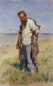 Hombre en el río