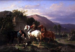 Abrevando a los Caballos