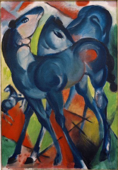 Los potros azules de Franz Marc