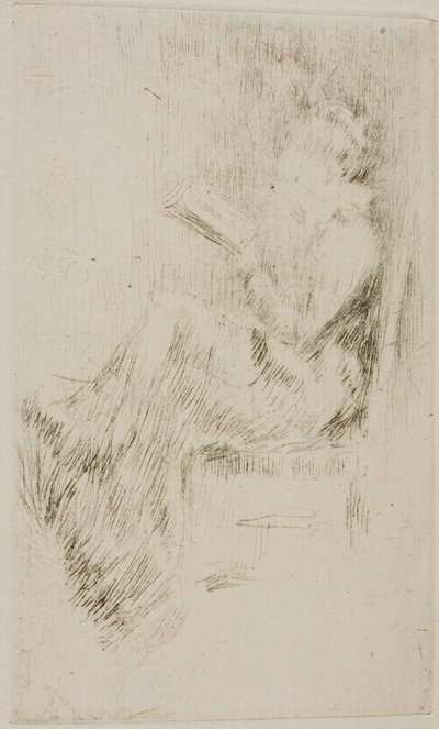 Leyendo un libro de James Abbott McNeill Whistler