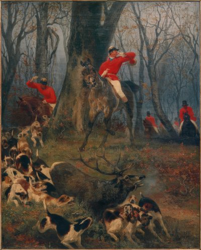 Caza de parforce de Rudolf Carl Huber