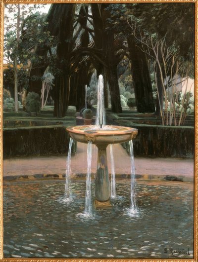 Brolladores del Generalife de Santiago Rusiñol