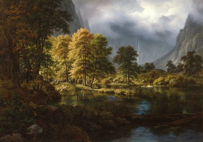 La caza cerca de Königssee de Thomas Fearnley
